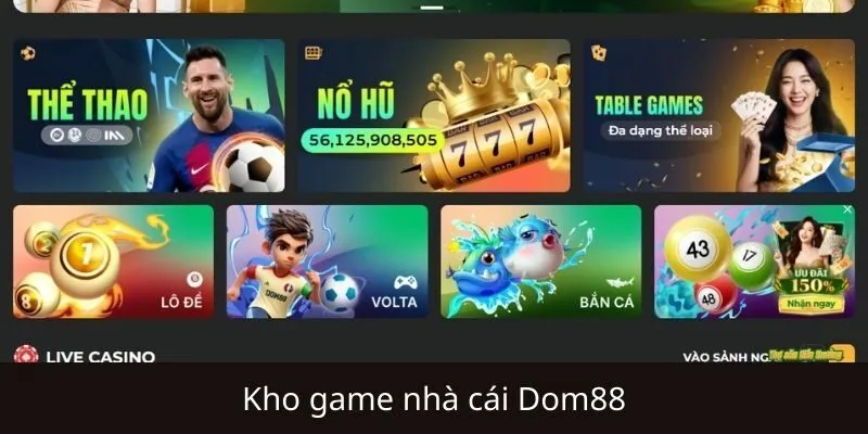 Danh mục trò chơi cá cược chất lượng cao từ nhà cái hàng đầu