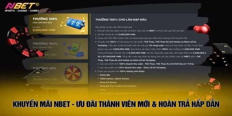 khuyến mãi NBet